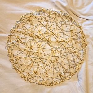 Gold wire chargers set of 10